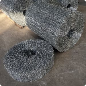 6 Rolls Galvanized Pipeline Steel Mesh 2.0mm Wire 190.5mm Width