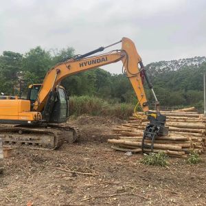 Buy cheap Customized Wood Excavator Rotating Log Grab For Cat320 PC200 from wholesalers