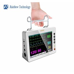 Buy cheap ISO Wall Mounted Portable Patient Monitor Multiparameter 8In With Audio Visual Alarm from wholesalers
