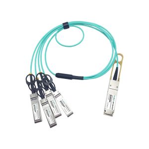 Buy cheap 100G QSFP28 To 4x 25G SFP28 AOC Optical Active Cable from wholesalers