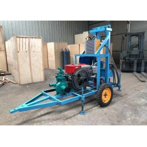 Buy cheap 120 Meters Portable Water Drilling Machine With Diesel Engine from wholesalers