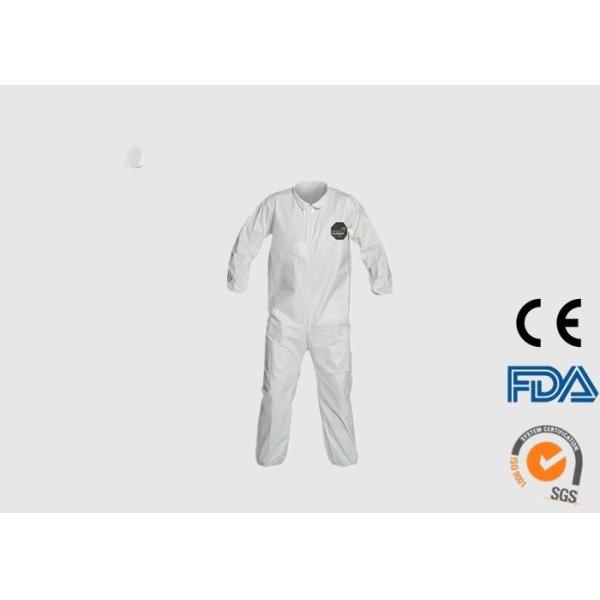 Buy cheap Microporous Disposable Work Overalls , Durable Disposable Boiler Suits from wholesalers