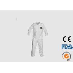Buy cheap Microporous Disposable Work Overalls , Durable Disposable Boiler Suits from wholesalers