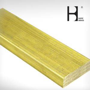 Buy cheap OEM Golden Abrasion Resistant Brass Flat Bars With Anodizing Surface from wholesalers