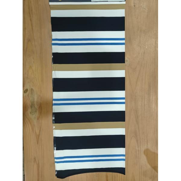 40S Cotton Spandex Striped Knit Fabric for T-Shirts