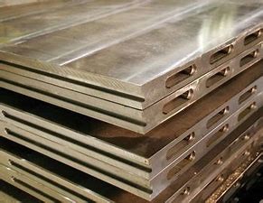 Buy cheap 4x8ft  Carbon Steel Hot Press Plates Steam Platen Electrically Heated from wholesalers