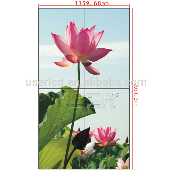 Quality vertical 46 inch video wall full hd,2x3 video wall for sale