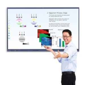 4K Ultra HD Infrared 20-point Multi-touch 75'' Interactive Flat Panel with USB &