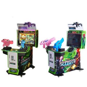 Buy cheap Coin Pusher Three in One Shooting Machine 42" Ultra FirePower Shooting Simulator Arcade Machine from wholesalers