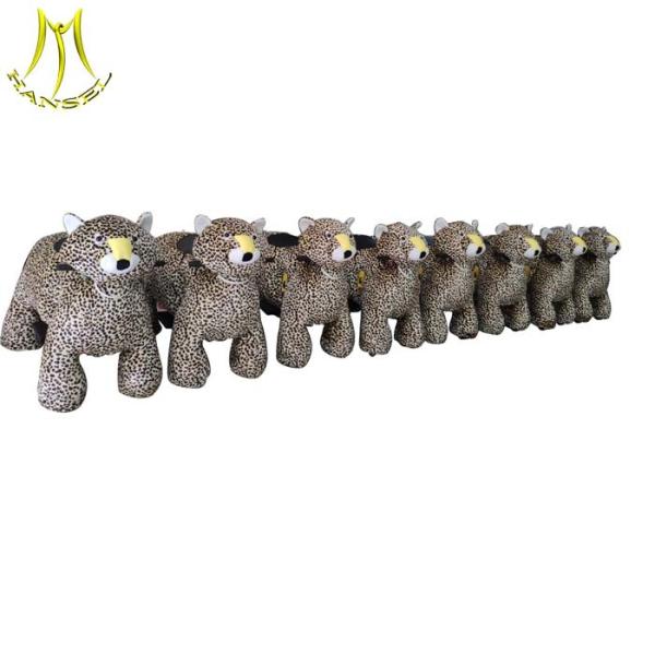Hansel no coin stuffed animal ride electric plush riding motorized animal for