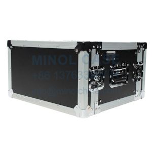 6U Flight Rack Case 19' Tour Portable Flight Case