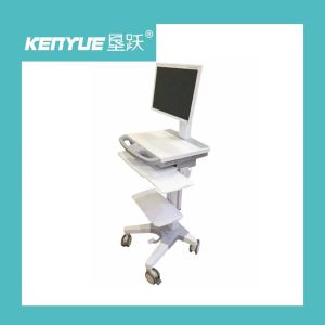 Buy cheap Hospital Medical Furniture Computer RV With Four Wheels White from wholesalers