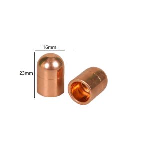 Fitted Brass Custom Welding Cap Electrodes 16 Mm Stick