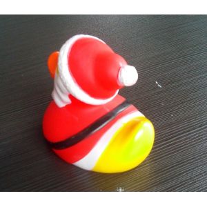 Buy cheap PVC Floating Personalised Santa Rubber Duck / Snowman Shaped Kids Gift from wholesalers