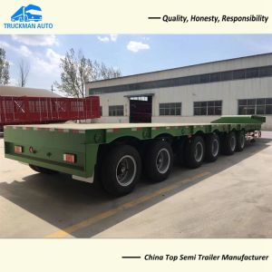Buy cheap 120 Tons Lowbed Semi Trailer 6 Axle HG60 Material from wholesalers