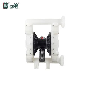 1 1/2" Plastic PTFE Air Operated Diaphragm Pump For Chemical Solvent Industry
