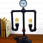 Buy cheap Industrial loft table light iron water pipe table lamp robot decoration steam edison table lamp(WH-VTB-30) from wholesalers