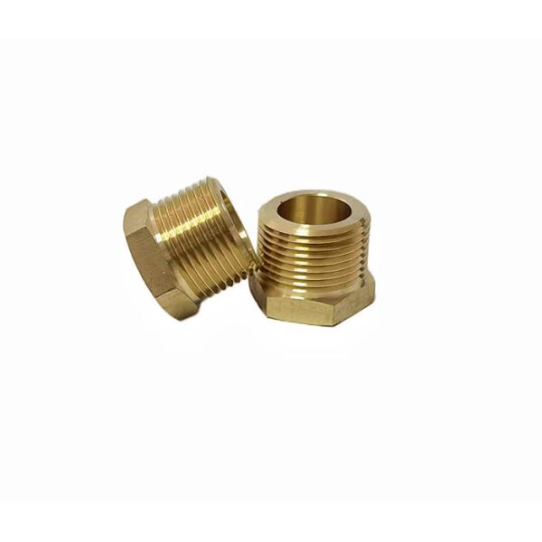 1/2" NPT Male X 1/2" NPT Female Brass Hex Bushing Brass Fitting