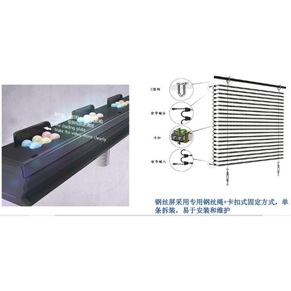 Quality Lightweight LED Pixel Display , Led Wall Pixel Pitch IP65 Waterproof Facade for sale