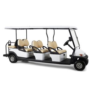 Buy cheap Aluminum Rim 8 Seater Golf Cart , Club Car Golf Buggy With Rear Facing Seat from wholesalers