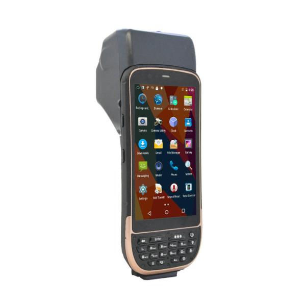 Quality Portable PDA Thermal Printer , 1D 2D Handheld Barcode Scanner Android With Display for sale