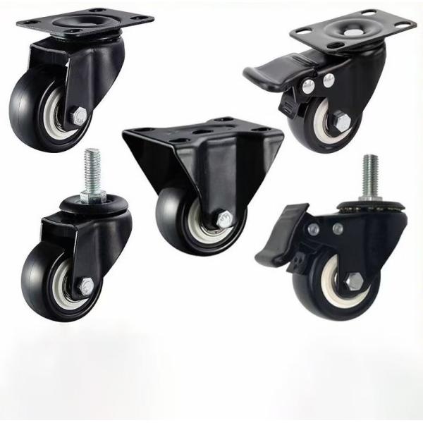 Quality Universal M8 Plastic Furniture Castors Wheels Replacement for sale
