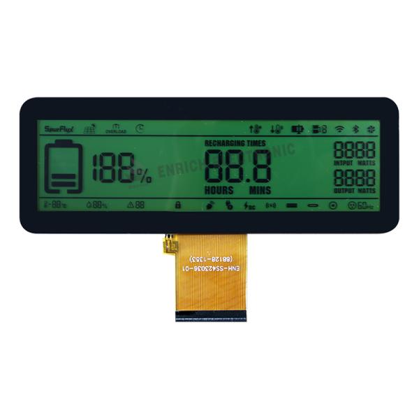 Buy cheap STN Transmissive Segment LCD Display with 12 0'clock Viewing Angle for Industrial Applications from wholesalers
