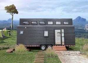 Buy cheap Cost Of Ready-Made Steel Frame Prefab Tiny House On Wheels With Trailer product