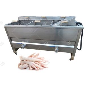 Buy cheap Automatic Chicken Feet Processing Machine / Meat Vegetable Blanching Machine from wholesalers