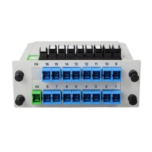 Buy cheap FTTH 1x16 Fiber Optic Plc Splitter LSZH Low Insertion Loss from wholesalers
