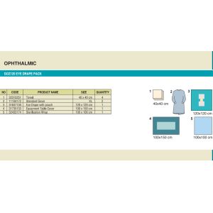 Buy cheap Customized Ophthalmic Drape Ophthalmology Eye Drape With Pouch from wholesalers