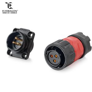 Light Weight M20 2/3/4/5/7/9/12Pins Welding Cable Male Female Panel Mount