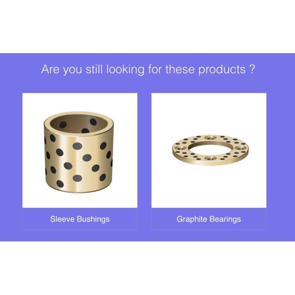 graphite plugged bronze bushing