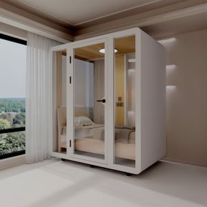 Buy cheap Portable Office Pod with 7-Layer Acoustic Structure 5 Year Warranty and 20-45dB Noise Reduction from wholesalers