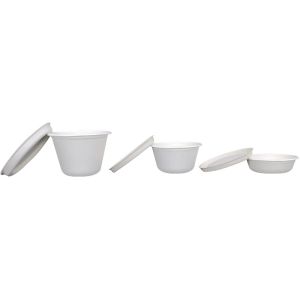 Buy cheap Sustainable Biodegradable 4oz Sugarcane Bagasse Disposable Hot Cups With Lids from wholesalers