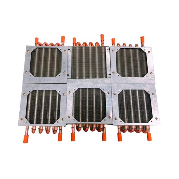 Quality RoHS Copper Finned Copper Tube Heat Exchanger Freon for sale