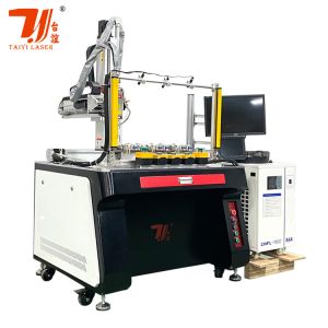 Buy cheap Customized 4 Axis 1500W Automatic Laser Welding Machine for Teapot Spout from wholesalers