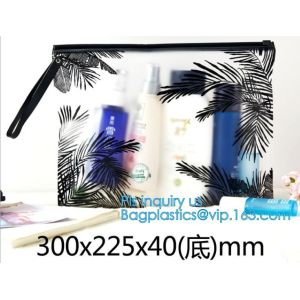 PVC transprent slider bag for packing underwear, Frosted k bag EVA PVC hanger