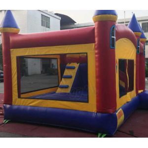 Kids PVC Tarpaulin Inflatable Jumping Castle With Slide