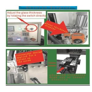 Glass Straight Line Round Edging Machine with 8 Motor St811 Grinding Machine