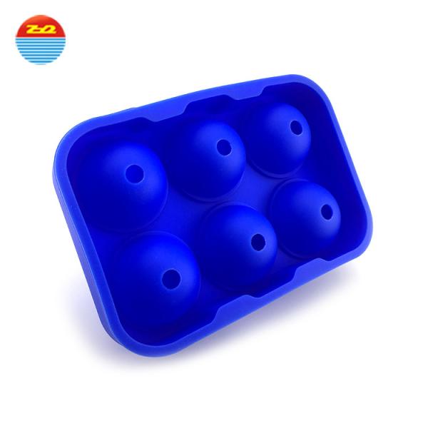 Buy cheap Novelty round ball easy release shaped non plastic large wholesale make your own custom personalized silicone ice cube tray mold from wholesalers