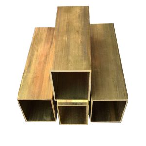 Buy cheap Small Square Rectangular Copper Pipe ASTM B587 C4430 C38500 product