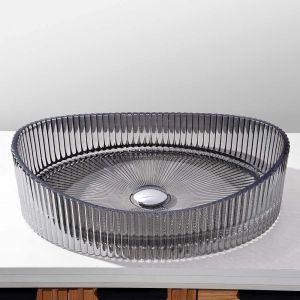 Buy cheap Modern Ingot Glass Wash Bowl Constructed With Die Casting Production Process from wholesalers