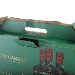 Custom 6 4 Bottle Printed Corrugated Paper Box For Wine Beer Carrier