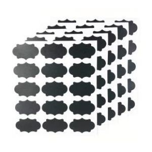 Buy cheap Dry Erase Removable Labels Black Reusable Bottle Labels product