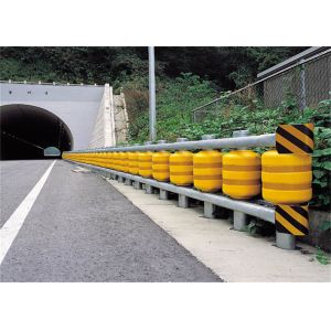 EVA Filled Single Barrel Double Barrel Highway Safety Roller Barrier