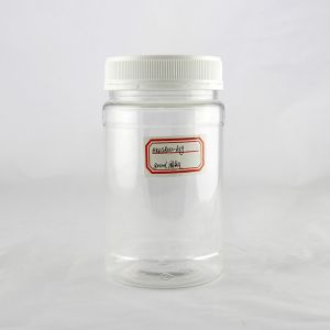 Buy cheap 800ml Clear Plastic Cylinder Tubes , Gray PP Plastic Screw Lid from wholesalers