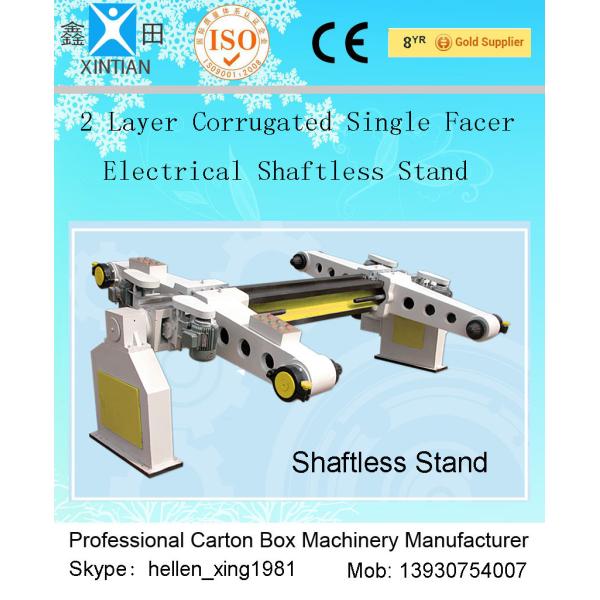 Buy cheap Single Facer Automatic Cutting Paper Carton Making Machine With Manual Brake Disc from wholesalers