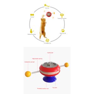 Buy cheap Cat Interactive Pet Toys Gyro Turntable Catnip Ball ABS OEM from wholesalers