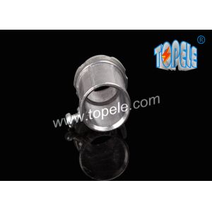 EMT Electrical Conduit And Fittings / Zinc Die Cast EMT Conduit Connector Set